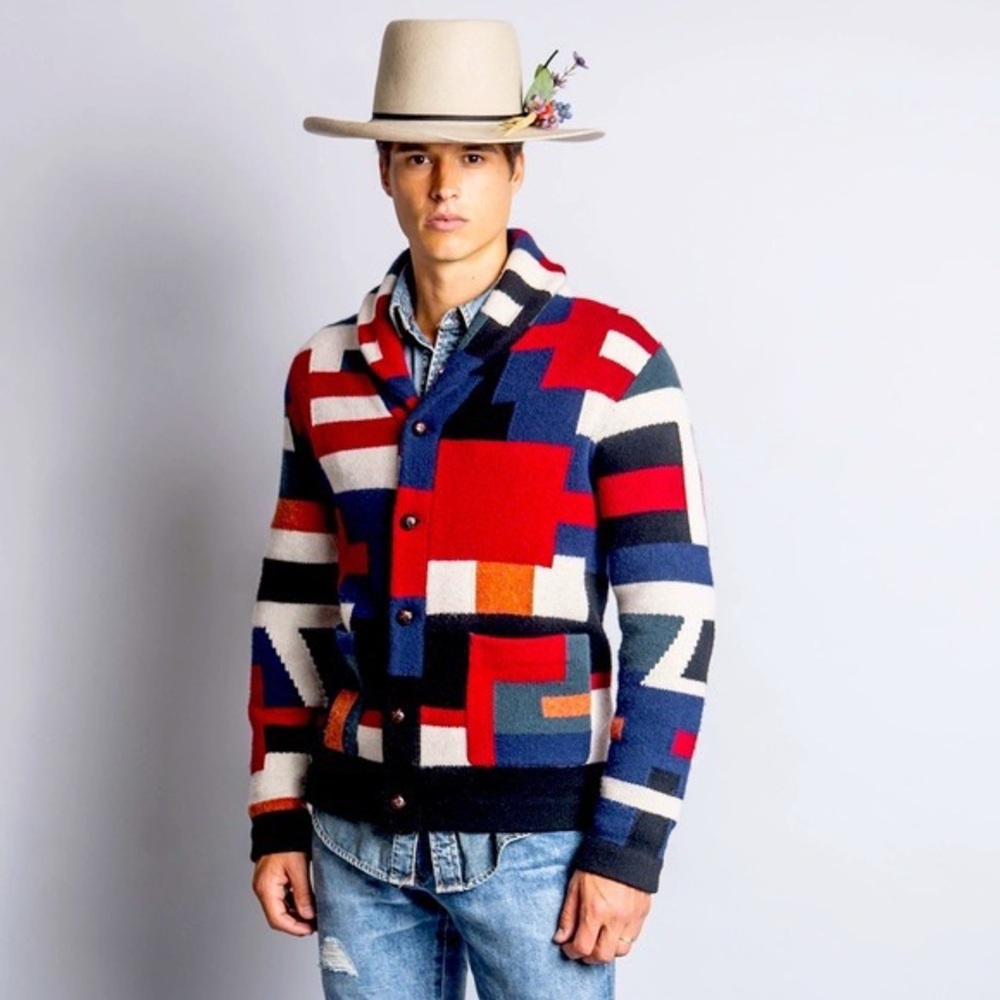 Bob Dylan Plymouth Shawl Sweater